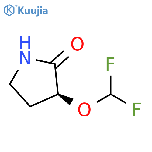 (S)-3-(difluoromethoxy)pyrrolidin-2-one structure