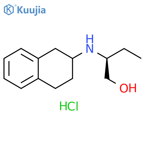 (2S)-2-[(1,2,3,4-tetrahydronaphthalen-2-yl)amino]butan-1-ol hydrochloride structure