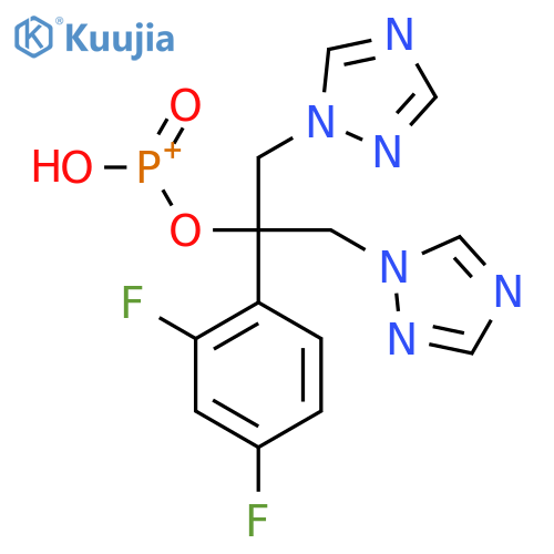 2-(2,4-Difluorophenyl)-1,3-di(1h-1,2,4-triazol-1-yl)propan-2-yl hydrogen phosphonate structure