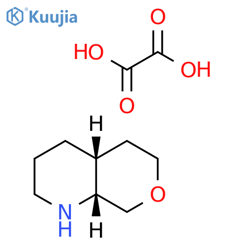 (4aR,8aR)-octahydro-1H-pyrano[3,4-b]pyridine; oxalic acid structure