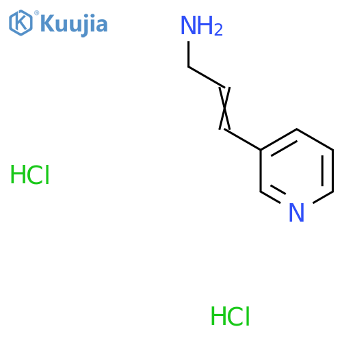 3-(pyridin-3-yl)prop-2-en-1-amine dihydrochloride structure