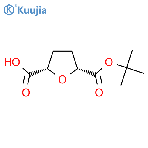 cis,rac-(2R,5S)-5-(tert-Butoxy)carbonyloxolane-2-carboxylic Acid structure
