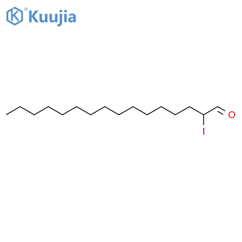 2-Iodohexadecanal; (R)-form structure