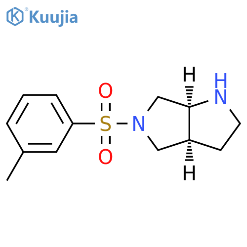 Pyrrolo[3,4-b]pyrrole, octahydro-5-[(3-methylphenyl)sulfonyl]-, (3aS,6aS)- structure