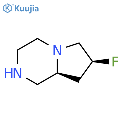 (7S,8aS)-7-fluoro-octahydropyrrolo[1,2-a]piperazine structure