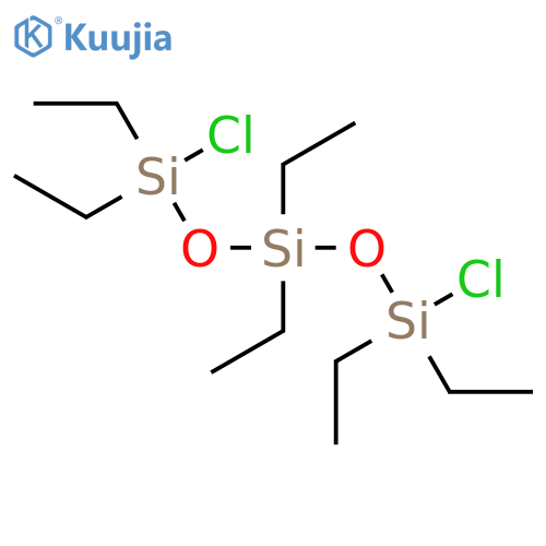 TRISILOXANE, 1,5-DICHLORO-1,1,3,3,5,5-HEXAETHYL- structure