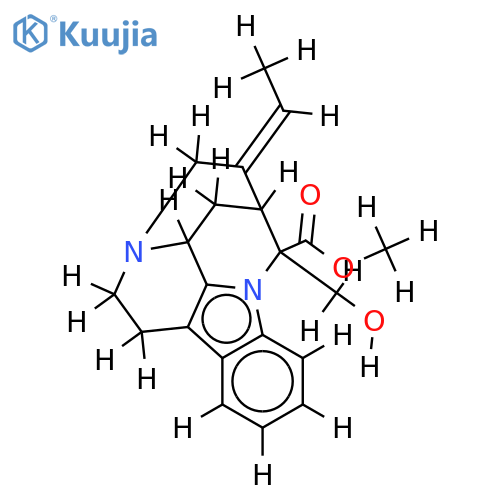 16-(hydroxymethyl)pleiocarpamine structure