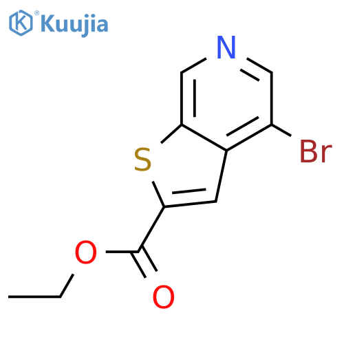 Ethyl 4-bromothieno[2,3-c]pyridine-2-carboxylate structure
