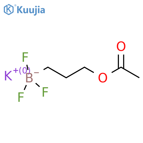Potassium 3-acetoxypropyltrifluoroborate structure