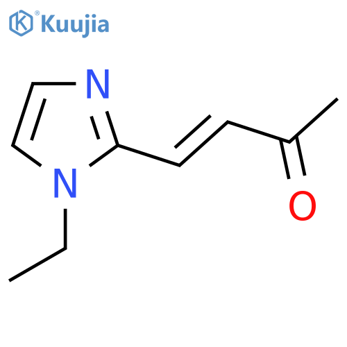 4-(1-ethyl-1H-imidazol-2-yl)but-3-en-2-one structure