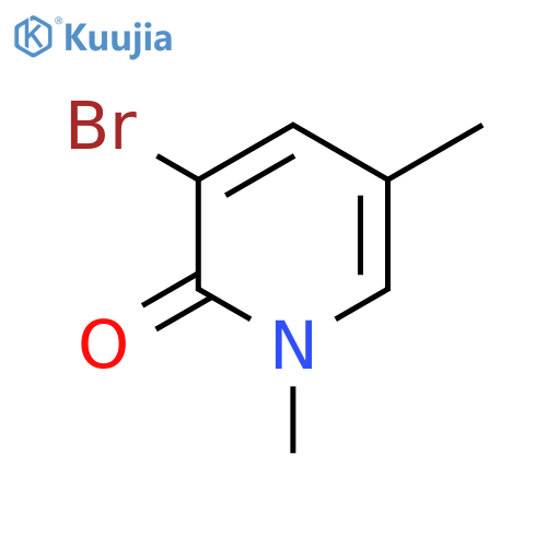 3-Bromo-1,5-dimethylpyridin-2(1H)-one structure