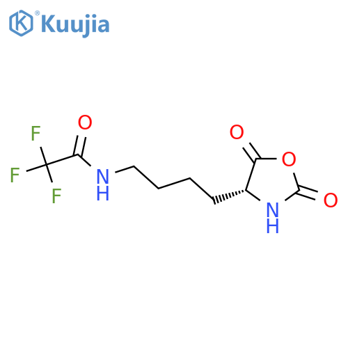 N-4-(4R)-2,5-Dioxo-4-oxazolidinylbutyl-2,2,2-trifluoroacetamide structure