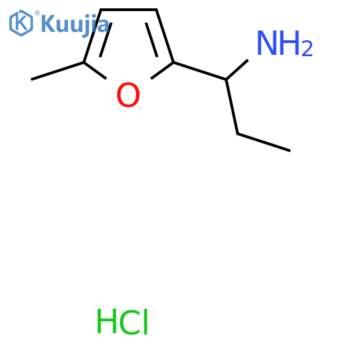 1-(5-Methylfuran-2-yl)propan-1-amine hydrochloride structure