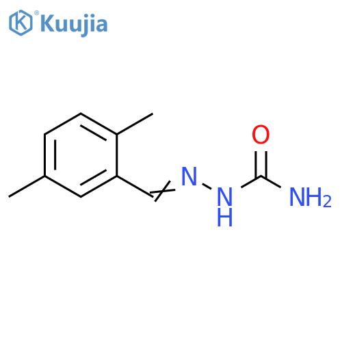 Hydrazinecarboxamide, 2-[(2,5-dimethylphenyl)methylene]- structure