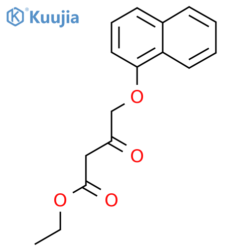 Ethyl 4-(naphthalen-1-yloxy)-3-oxobutanoate structure