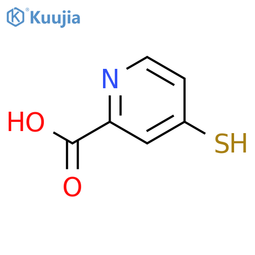 2-Pyridinecarboxylicacid, 4-mercapto- structure
