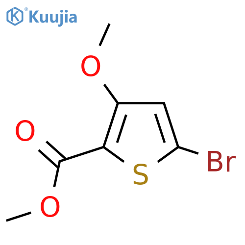Methyl 5-bromo-3-methoxythiophene-2-carboxylate structure