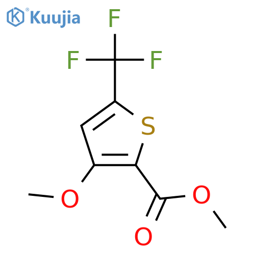 methyl 3-methoxy-5-(trifluoromethyl)thiophene-2-carboxylate structure
