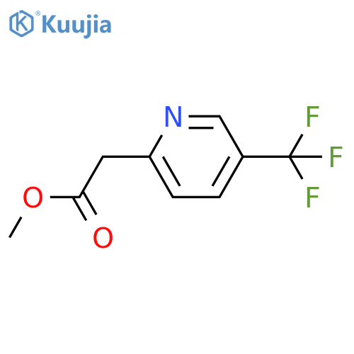 Methyl 2-(5-(trifluoromethyl)pyridin-2-yl)acetate structure