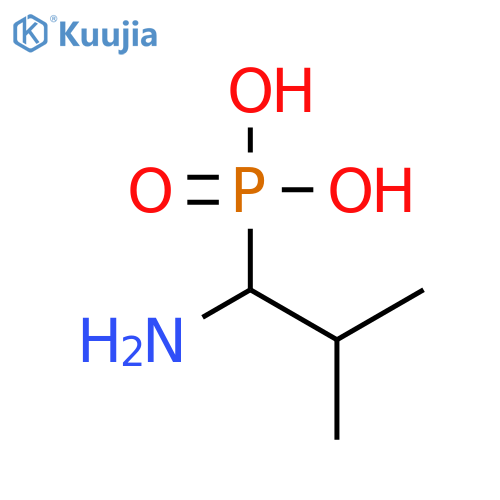 Phosphonic acid,P-(1-amino-2-methylpropyl)- structure
