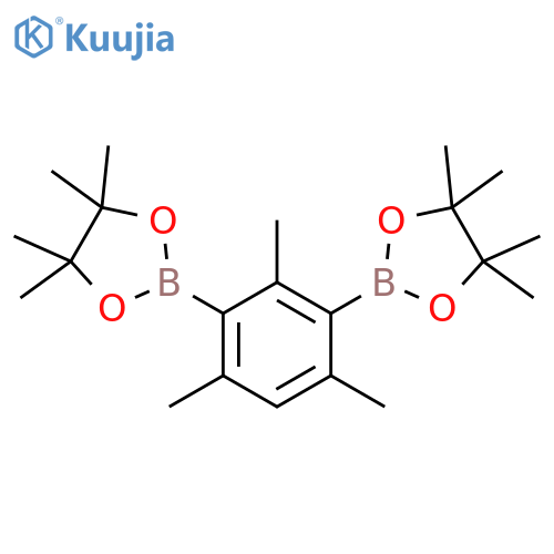1,3,2-Dioxaborolane, 2,2'-(2,4,6-trimethyl-1,3-phenylene)bis[4,4,5,5-tetramethyl- structure