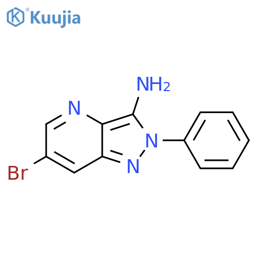 6-Bromo-2-phenyl-2H-pyrazolo[4,3-b]pyridin-3-amine structure