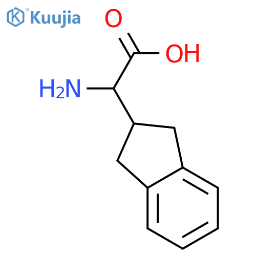 (2R)-2-amino-2-indan-2-yl-acetic acid structure