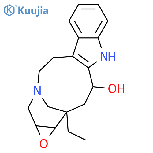 13-Ethyl-1a,4,5,10,11,12,13,13a-octahydro-2H-3,13-methanooxireno[9,10]azacycloundecino[5,4-b]indole; (+)-form, 16β-Hydroxy structure