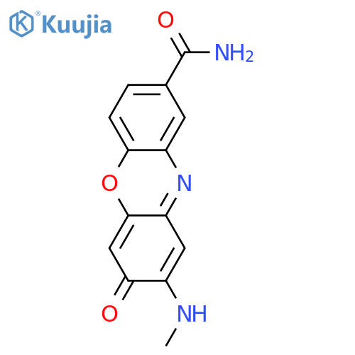 2-Amino-3-oxo-3H-phenoxazine-8-carboxylic acid; N2-Me, amide structure