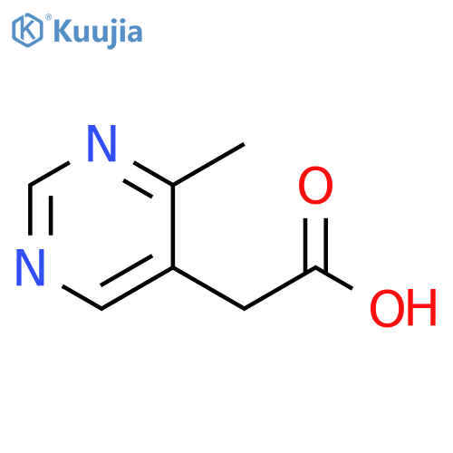 5-Pyrimidineacetic acid, 4-methyl- structure