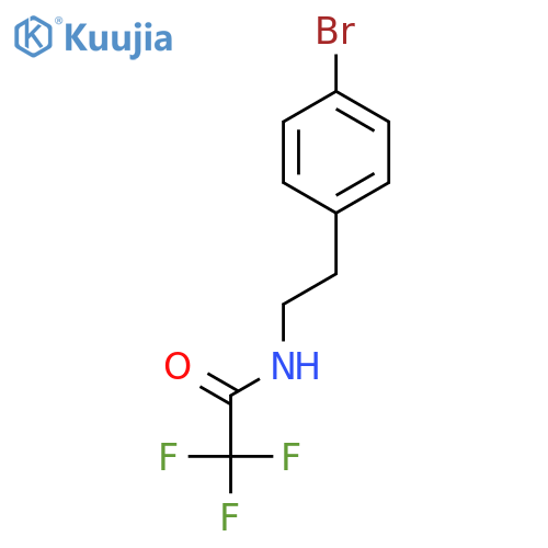 N-[2-(4-bromophenyl)ethyl]-2,2,2-trifluoroacetamide structure