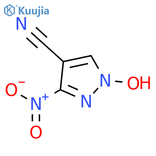 1-hydroxy-3-nitro-1H-Pyrazole-4-carbonitrile structure