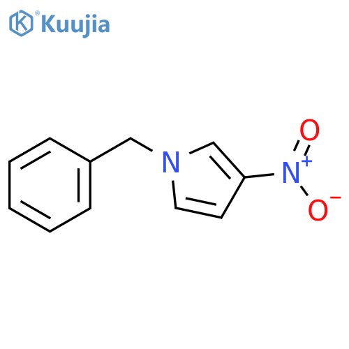 1H-Pyrrole,3-nitro-1-(phenylmethyl)- structure