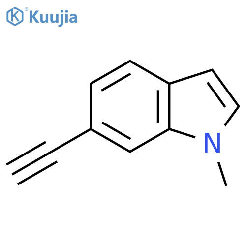 6-Ethynyl-1-methyl-1H-indole structure