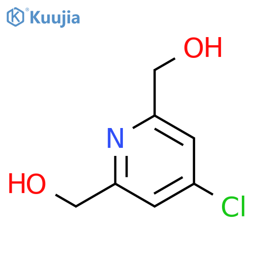 4-chloro-2,6-Pyridinedimethanol structure