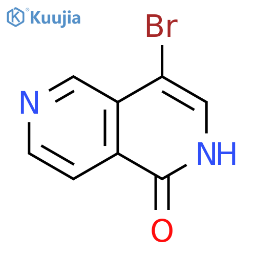 2,6-Naphthyridin-1(2H)-one, 4-bromo- structure