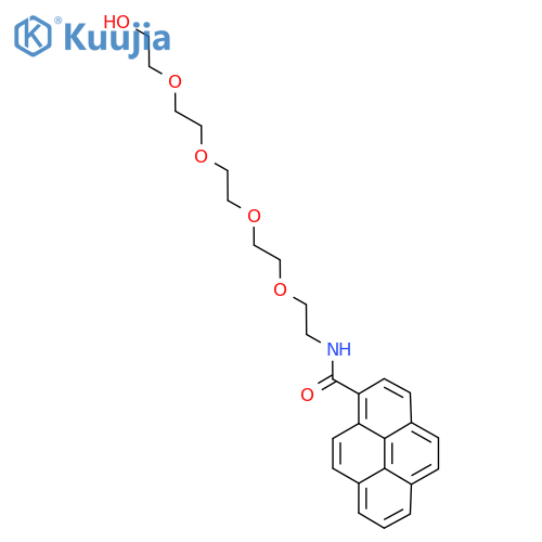 Pyrene -PEG5-alcohol structure