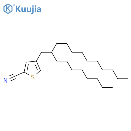 4-(2-Octyldodecyl)thiophene-2-carbonitrile structure