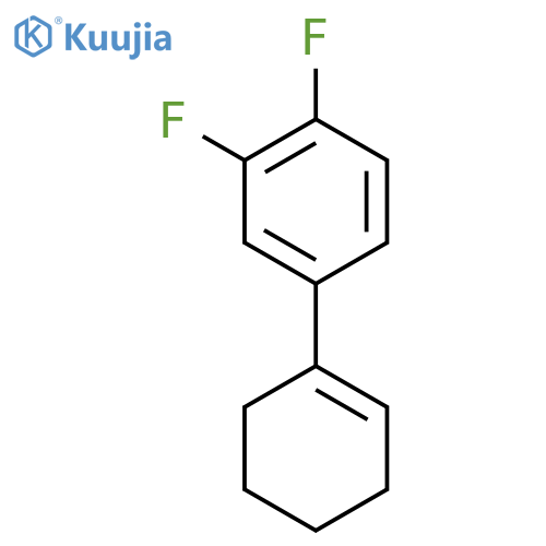 Benzene, 4-(1-cyclohexen-1-yl)-1,2-difluoro- structure