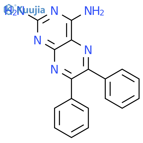2,4-Pteridinediamine,6,7-diphenyl- structure