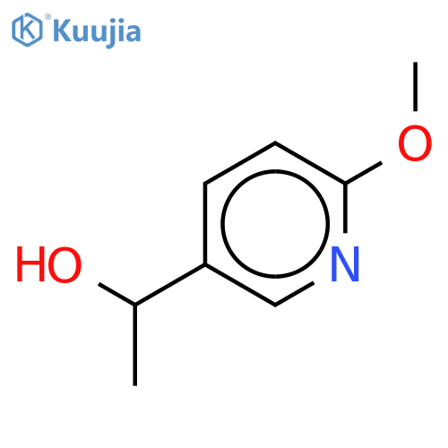 6-Methoxy-α-methyl-3-pyridinemethanol structure