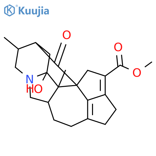Daphnilongeranine C; 4S-Hydroxy, 14,15-didehydro, Me ester structure