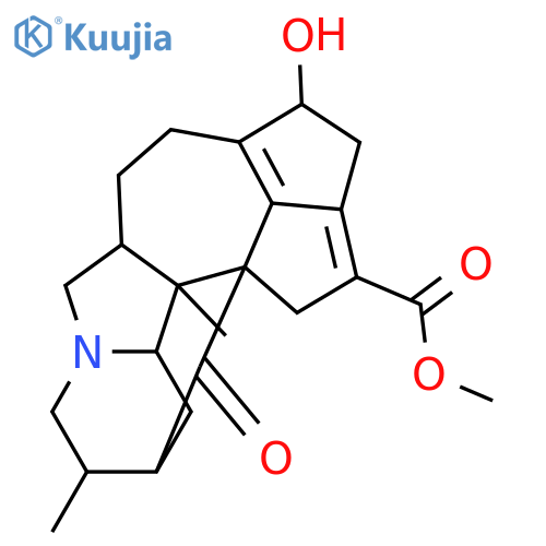 Daphnilongeranine C; 17S-Hydroxy, 14,15-didehydro, Me ester structure