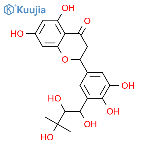 3',4',5,7-Tetrahydroxy-5'-prenylflavanone; (S)-form, 2'',3''-Dihydro, 1''ξ,2''ξ,3''-trihydroxy structure