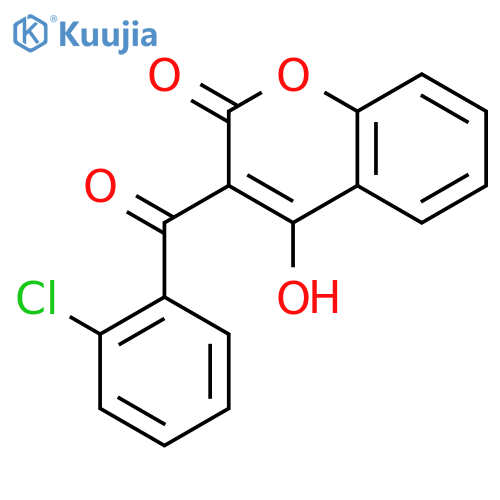 3-(2-Chlorobenzoyl)-4-hydroxy-2H-1-benzopyran-2-one structure
