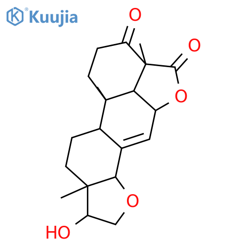 14,16-Epoxy-15-hydroxy-3-oxo-7-pimaren-19,6-olide; (6β,9β,14β,15β)-form structure