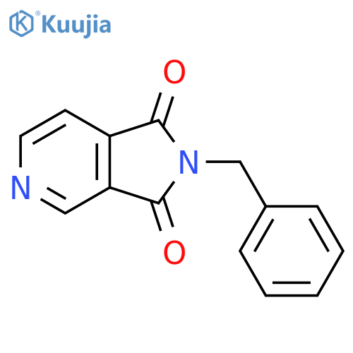 2-benzyl-1H-pyrrolo[3,4-c]pyridine-1,3(2H)-dione structure