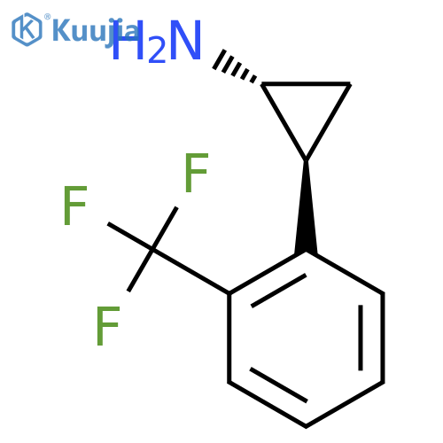 (1R,2S)-2-(2-(Trifluoromethyl)phenyl)cyclopropan-1-amine structure