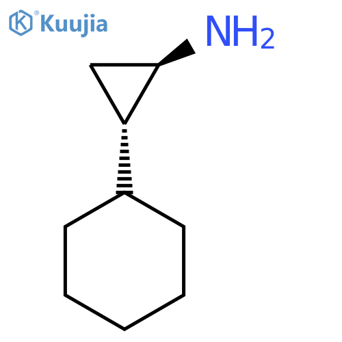 (1R,2S)-2-Cyclohexylcyclopropan-1-amine structure