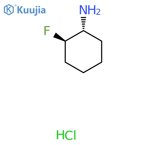 (1R,2R)-2-fluorocyclohexan-1-amine hydrochloride structure